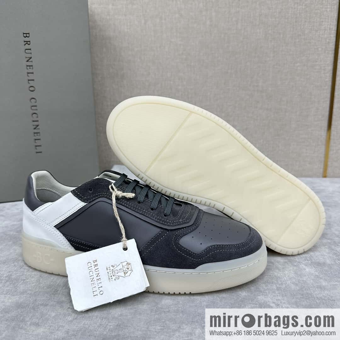 ππBC new products, casual board shoes, the first π Brunel * o Cucinell * splicing contrasting low-top sneakers