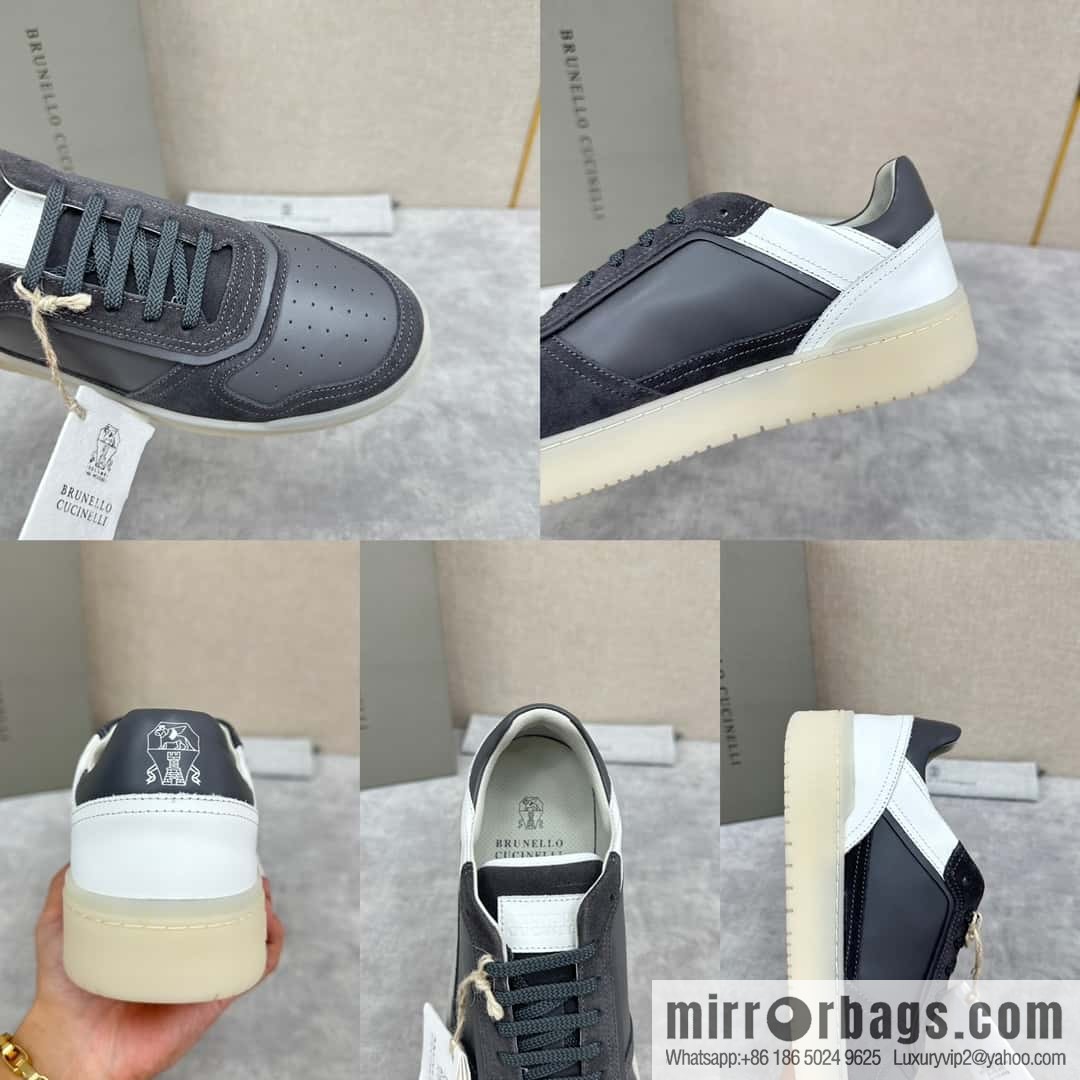 ππBC new products, casual board shoes, the first π Brunel * o Cucinell * splicing contrasting low-top sneakers