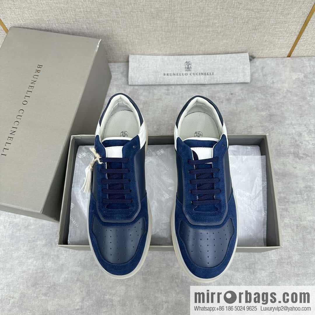 ππBC new products, casual board shoes, the first π Brunel * o Cucinell * splicing contrasting low-top sneakers