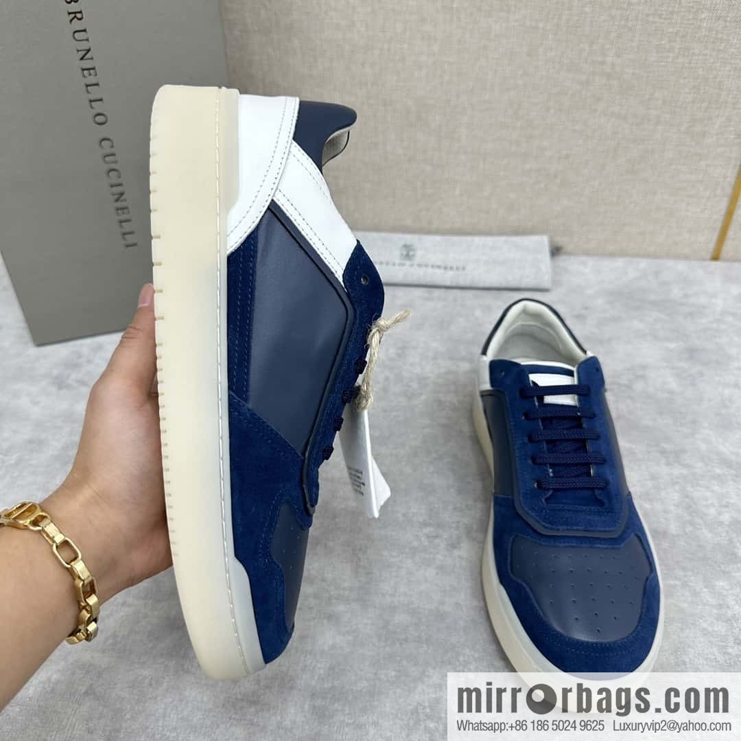 ππBC new products, casual board shoes, the first π Brunel * o Cucinell * splicing contrasting low-top sneakers