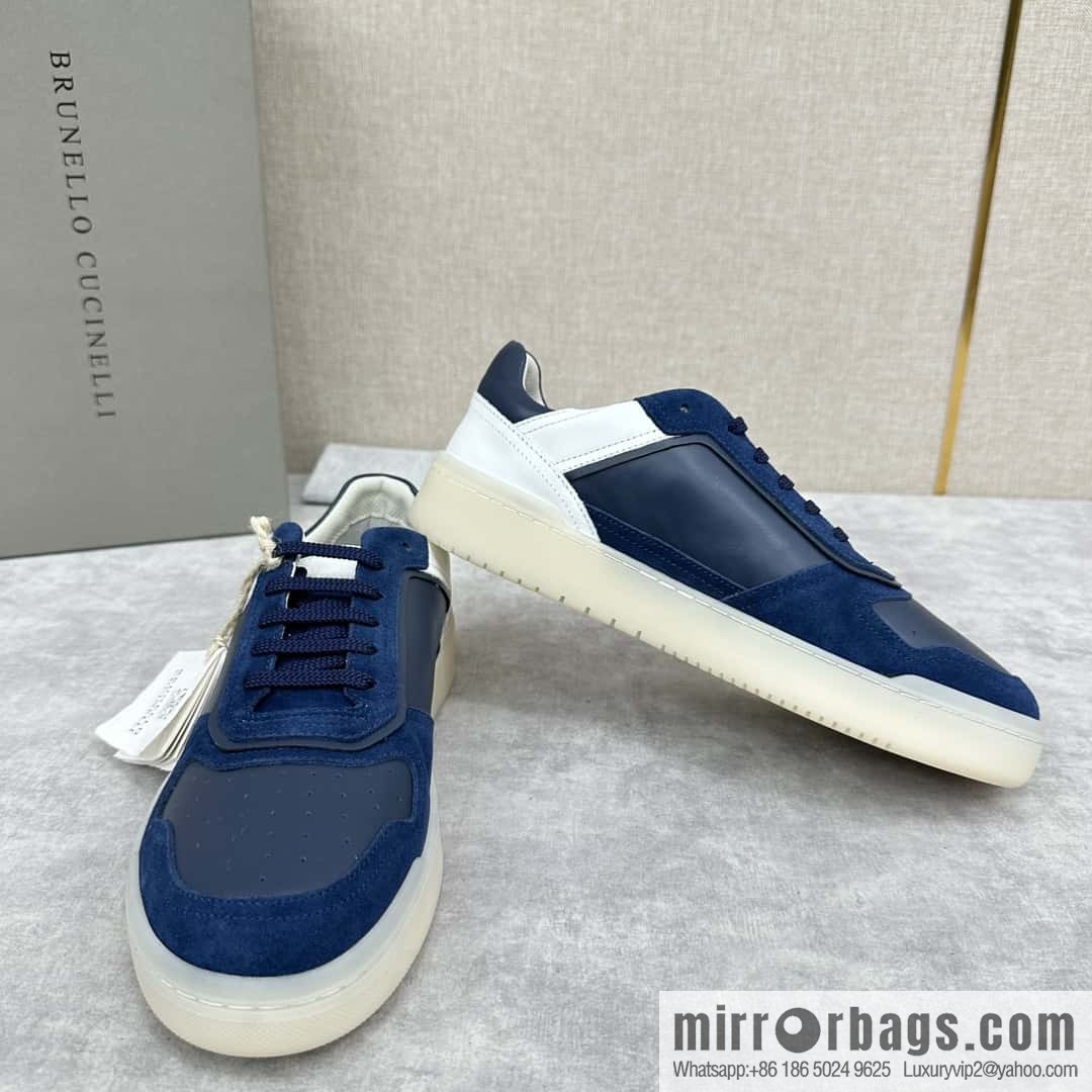ππBC new products, casual board shoes, the first π Brunel * o Cucinell * splicing contrasting low-top sneakers