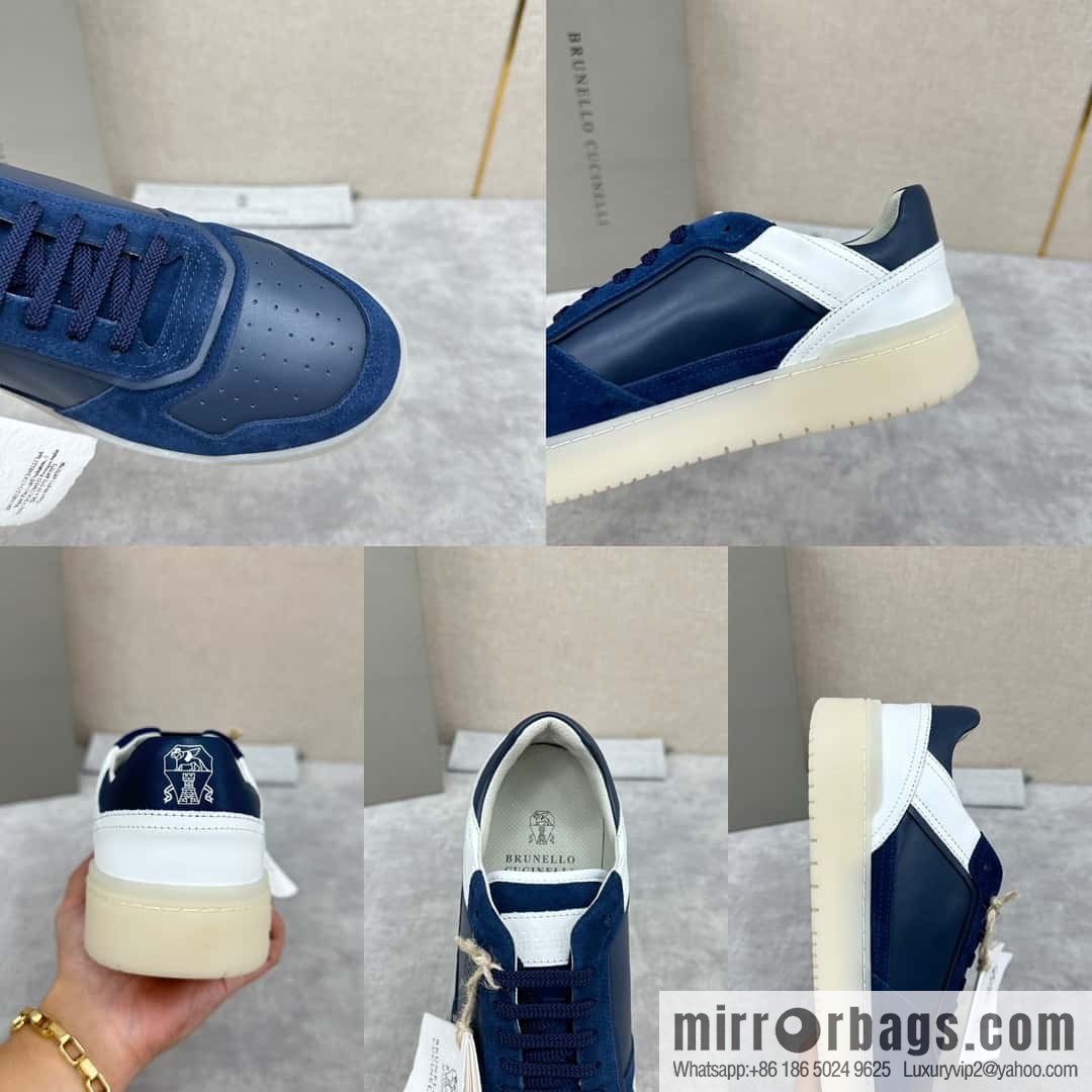ππBC new products, casual board shoes, the first π Brunel * o Cucinell * splicing contrasting low-top sneakers