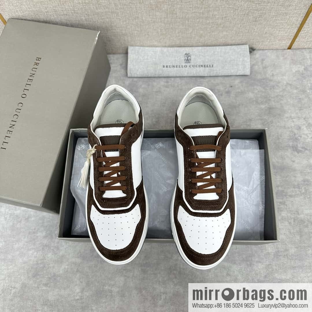 ππBC new products, casual board shoes, the first π Brunel * o Cucinell * splicing contrasting low-top sneakers