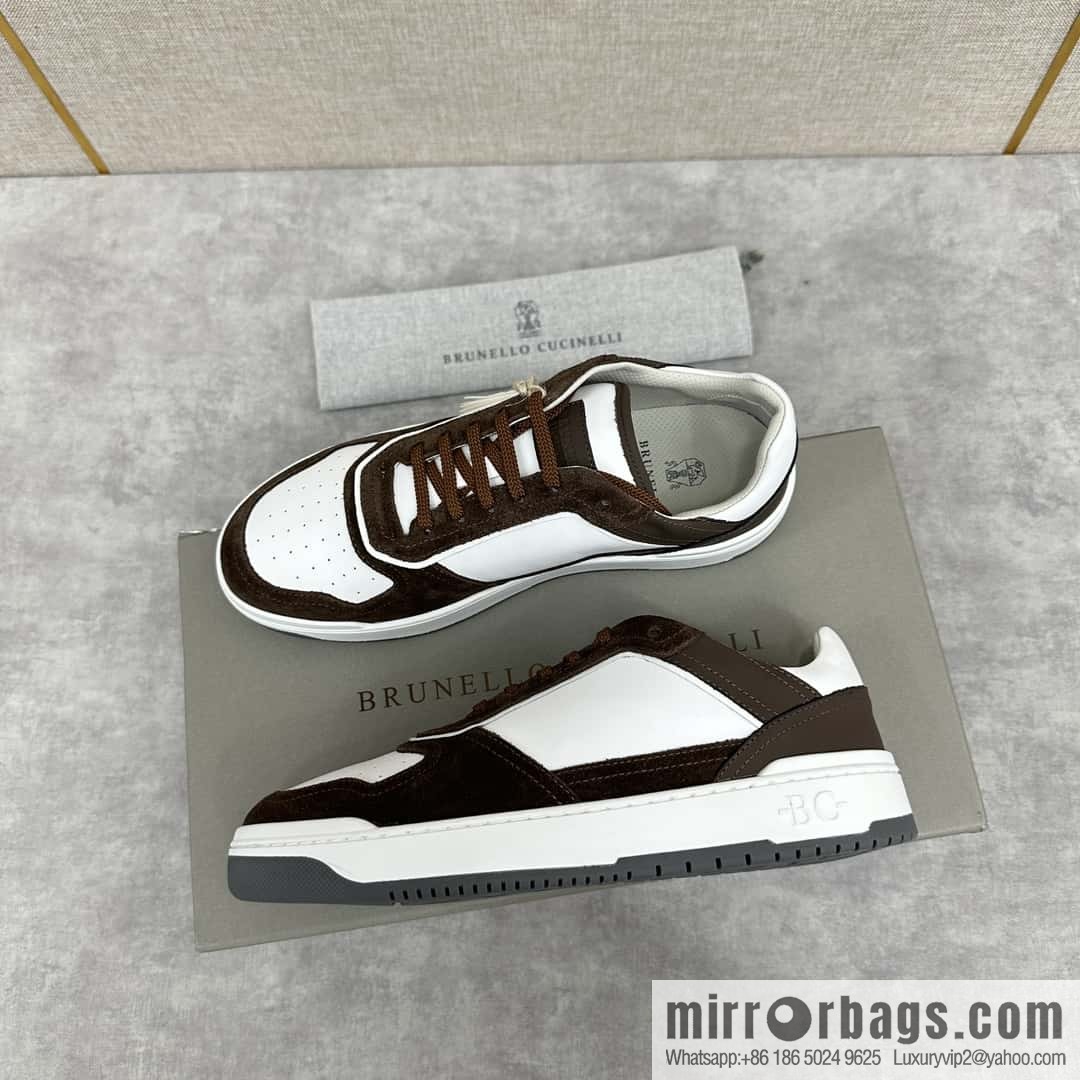 ππBC new products, casual board shoes, the first π Brunel * o Cucinell * splicing contrasting low-top sneakers