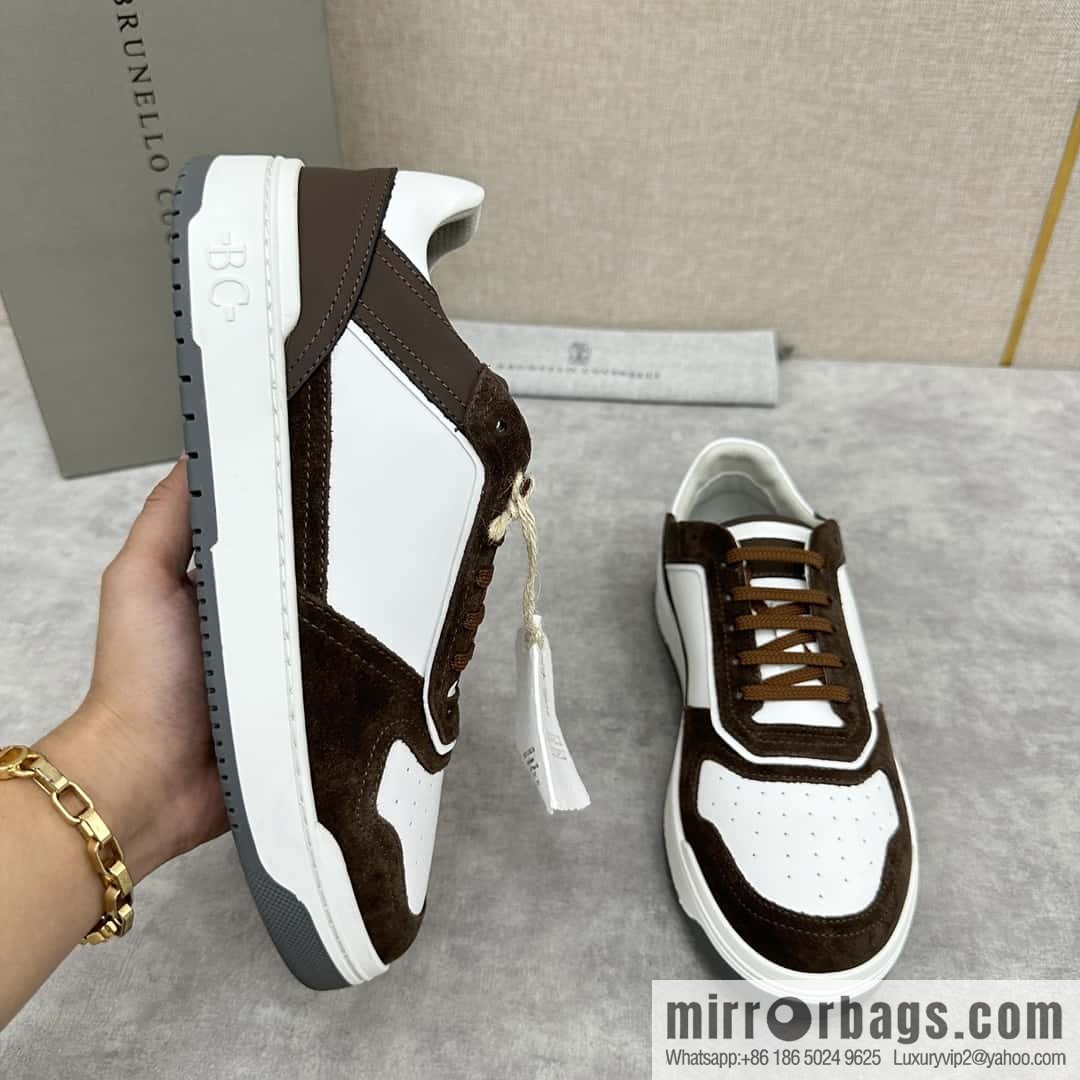 ππBC new products, casual board shoes, the first π Brunel * o Cucinell * splicing contrasting low-top sneakers