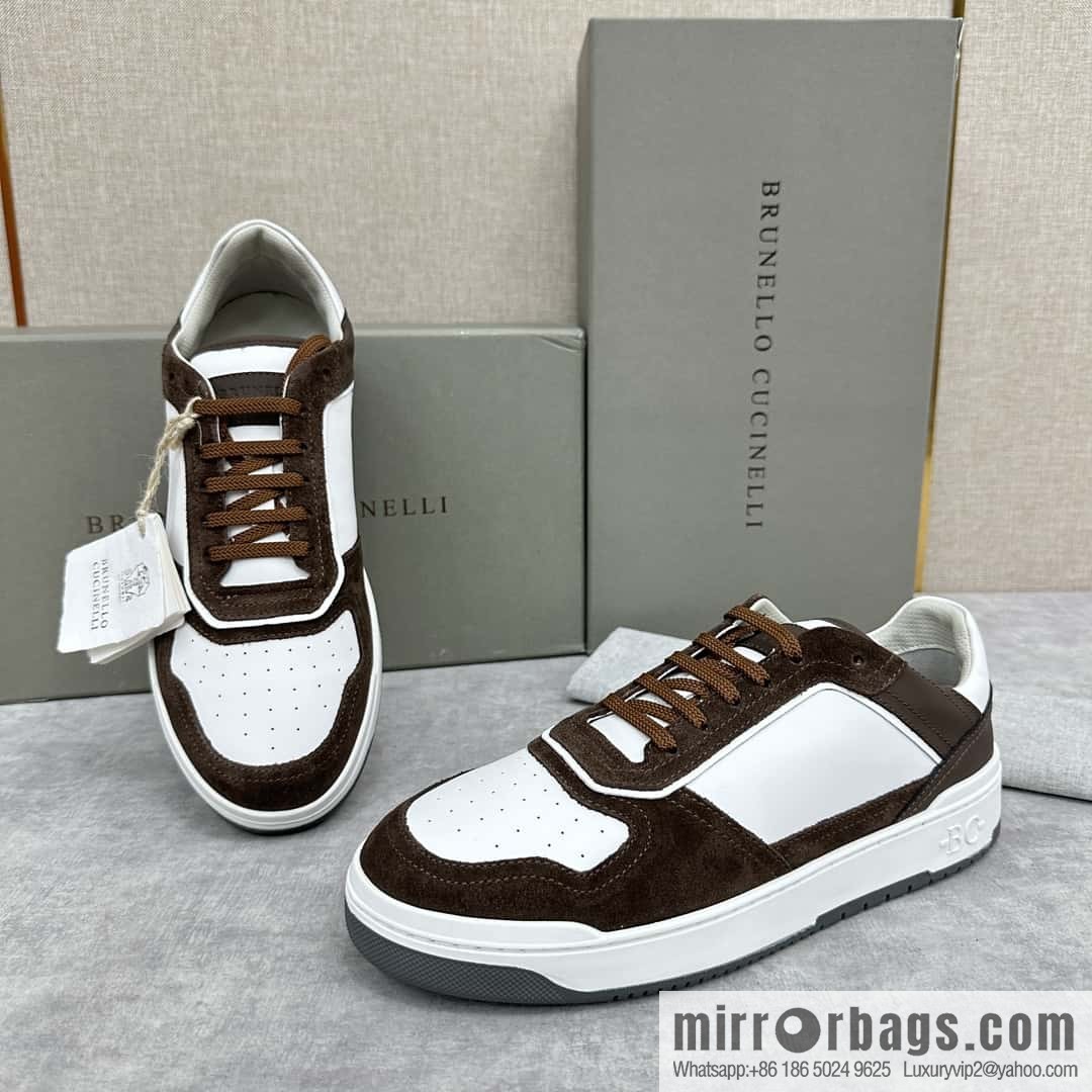 ππBC new products, casual board shoes, the first π Brunel * o Cucinell * splicing contrasting low-top sneakers