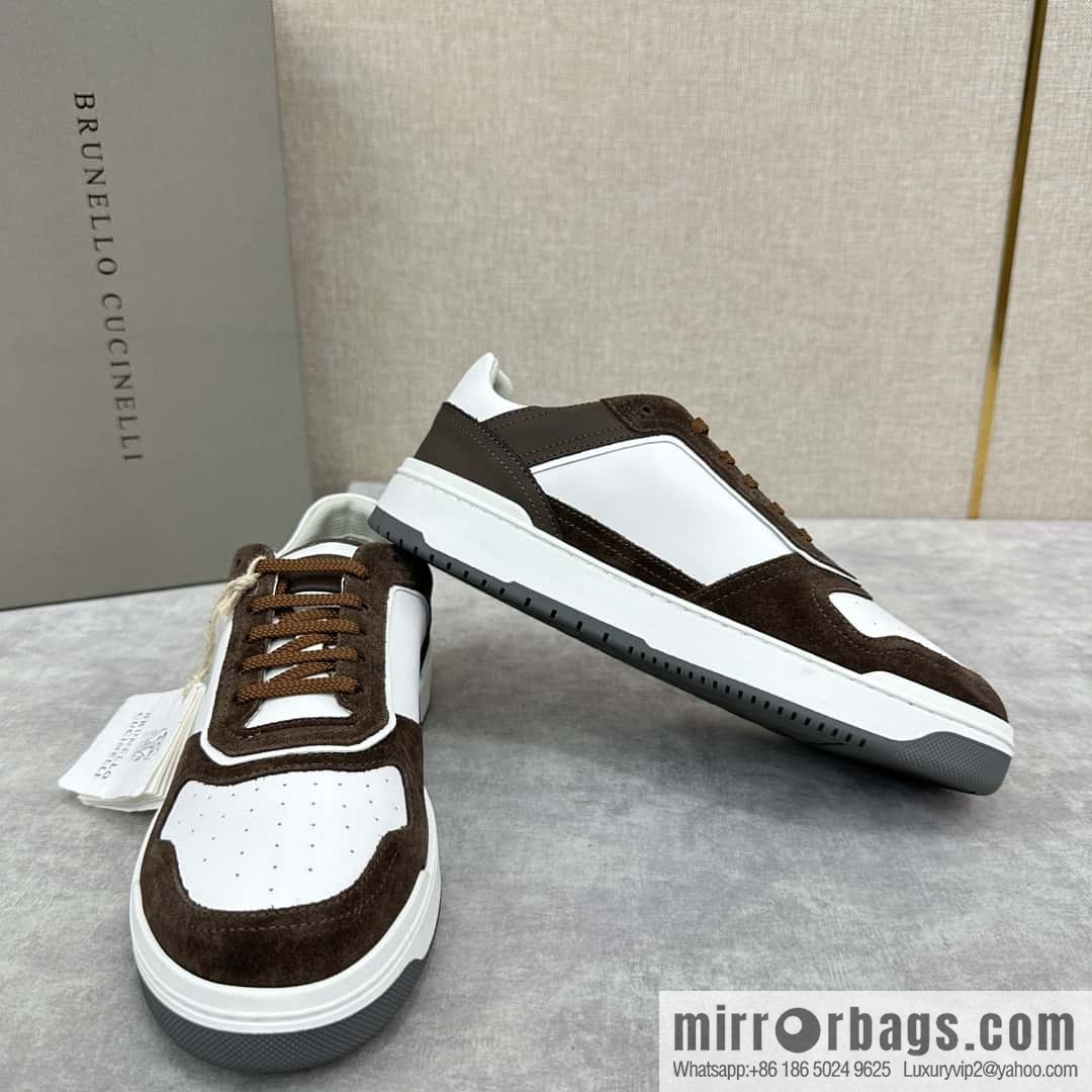 ππBC new products, casual board shoes, the first π Brunel * o Cucinell * splicing contrasting low-top sneakers