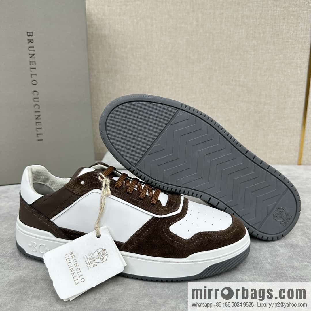 ππBC new products, casual board shoes, the first π Brunel * o Cucinell * splicing contrasting low-top sneakers