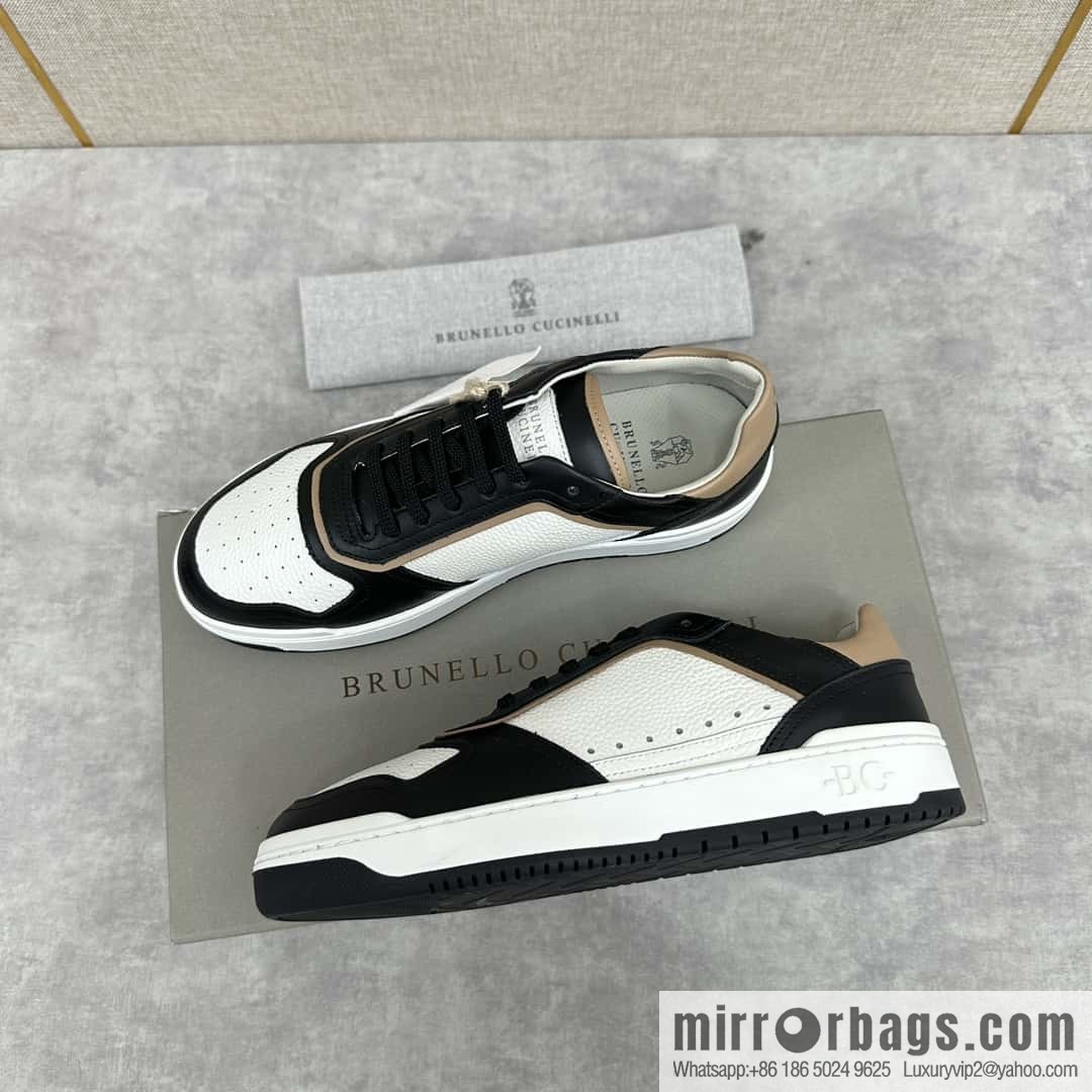 ππBC new products, casual board shoes, the first π Brunel * o Cucinell * splicing contrasting low-top sneakers
