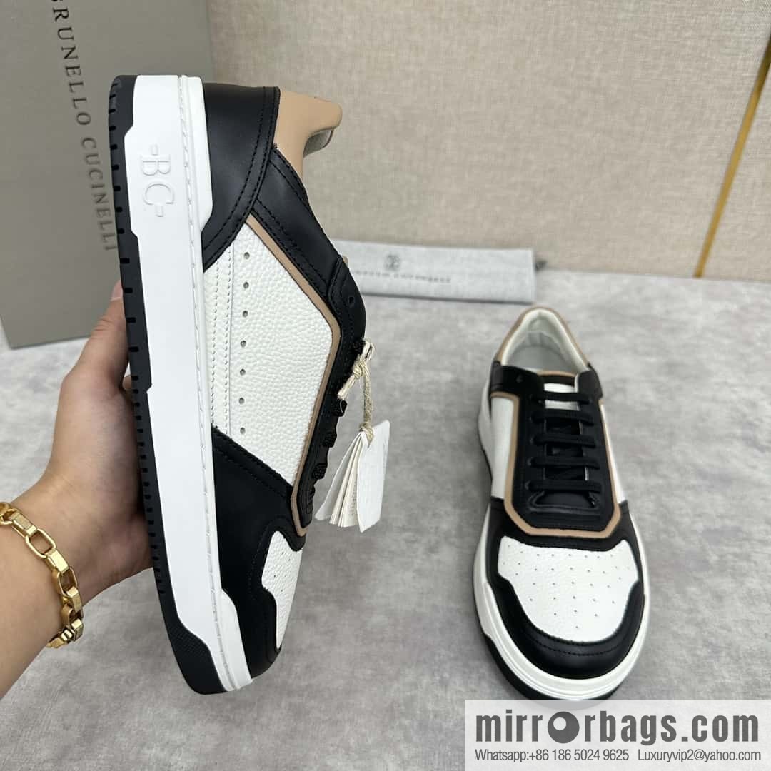 ππBC new products, casual board shoes, the first π Brunel * o Cucinell * splicing contrasting low-top sneakers