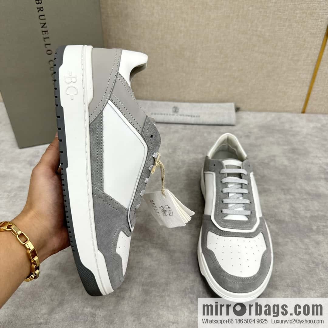 ππBC new products, casual board shoes, the first π Brunel * o Cucinell * splicing contrasting low-top sneakers