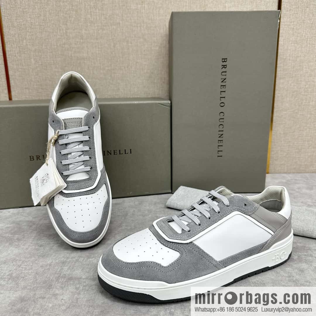 ππBC new products, casual board shoes, the first π Brunel * o Cucinell * splicing contrasting low-top sneakers