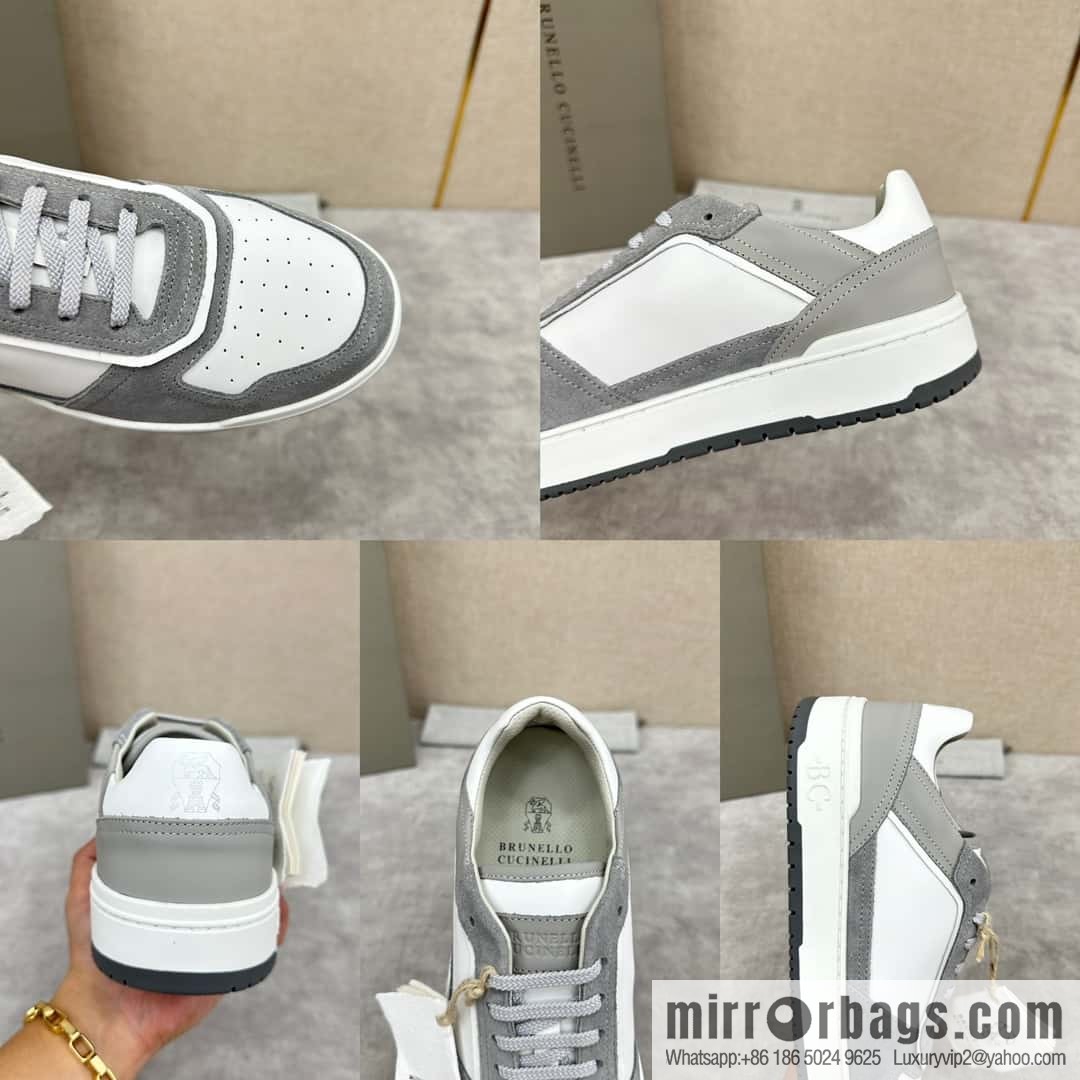 ππBC new products, casual board shoes, the first π Brunel * o Cucinell * splicing contrasting low-top sneakers