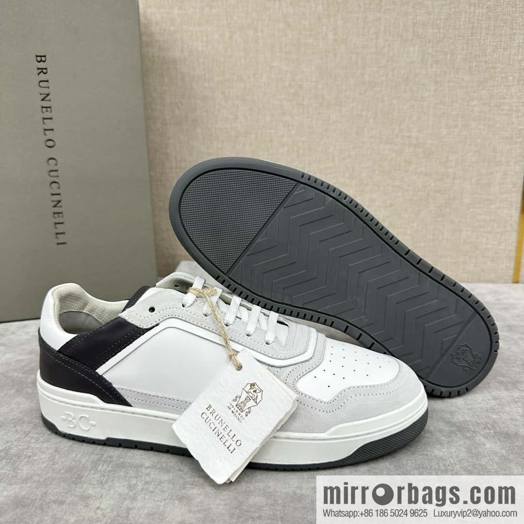 ππBC new products, casual board shoes, the first π Brunel * o Cucinell * splicing contrasting low-top sneakers