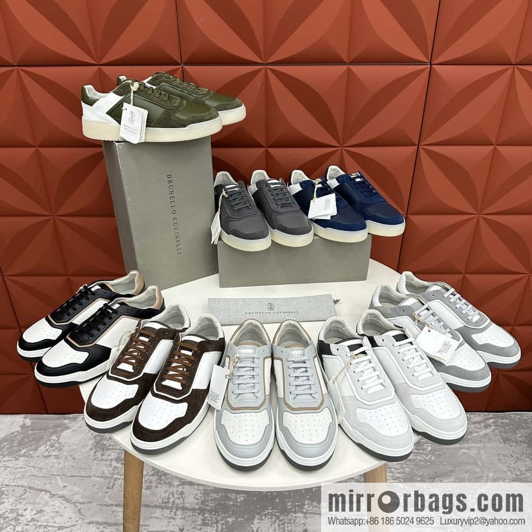ππBC new products, casual board shoes, the first π Brunel * o Cucinell * splicing contrasting low-top sneakers
