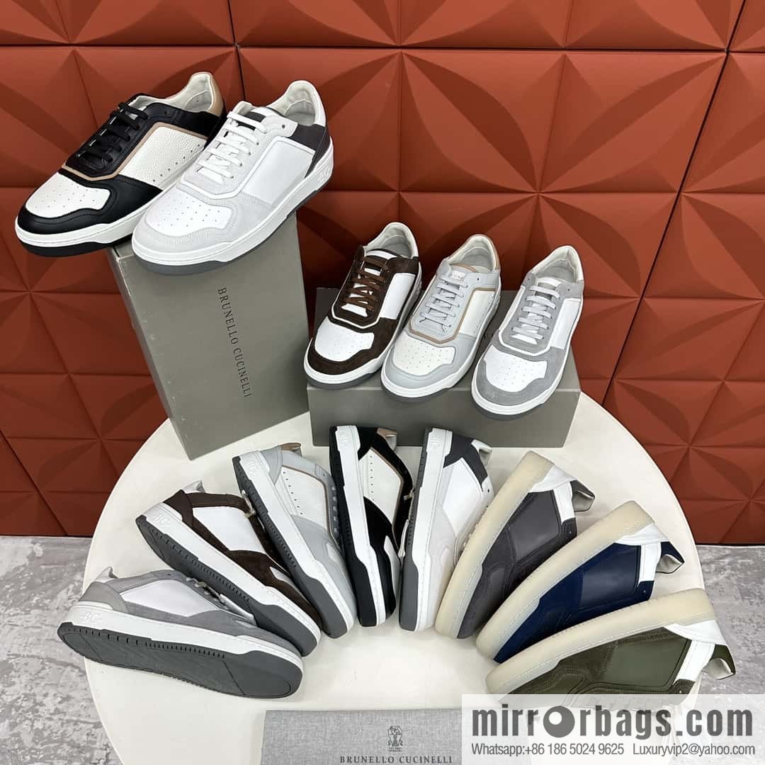 ππBC new products, casual board shoes, the first π Brunel * o Cucinell * splicing contrasting low-top sneakers