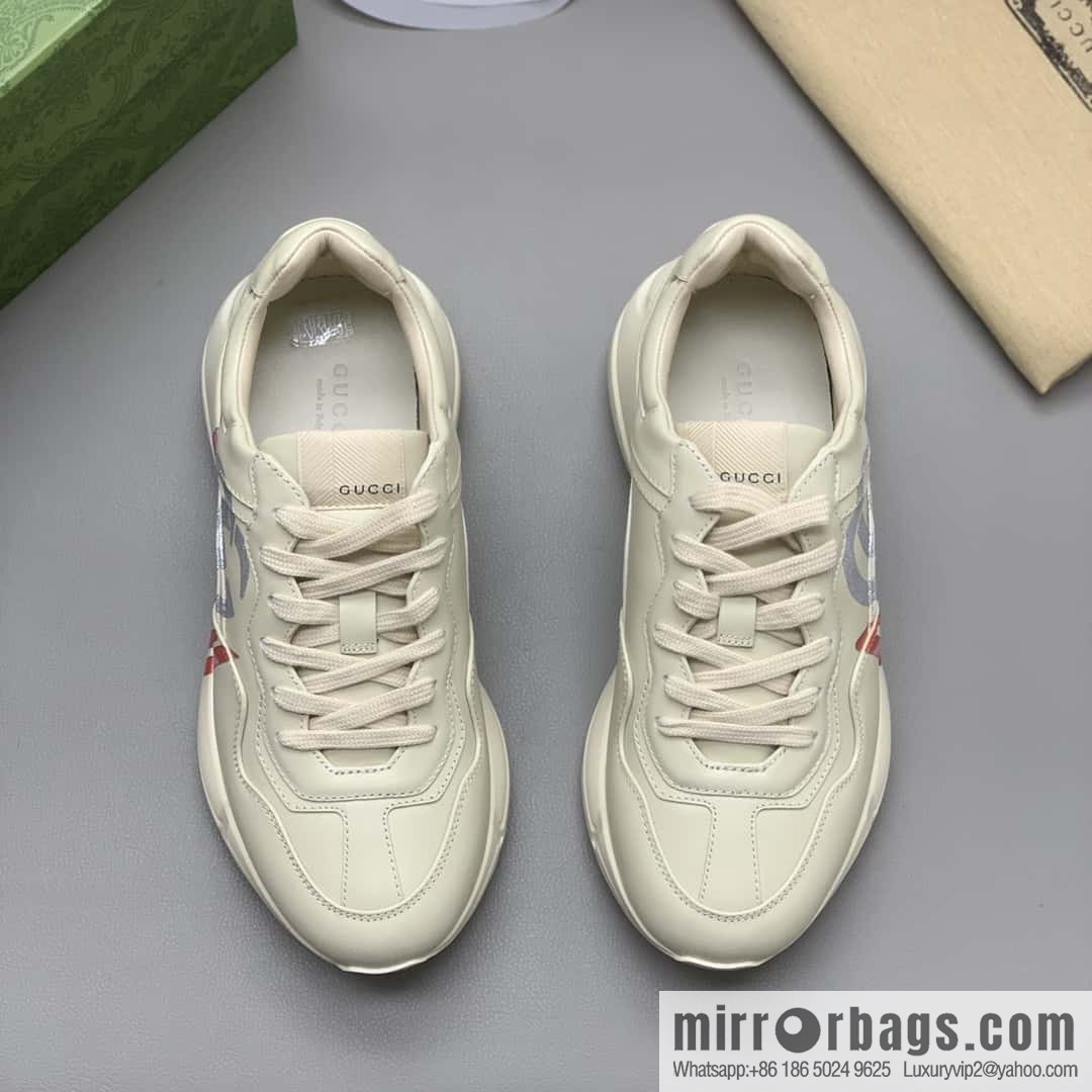 GUCCI 🔥 [G Replica Luxury Handbag High Version] Men's and Women's Retro Sneakers