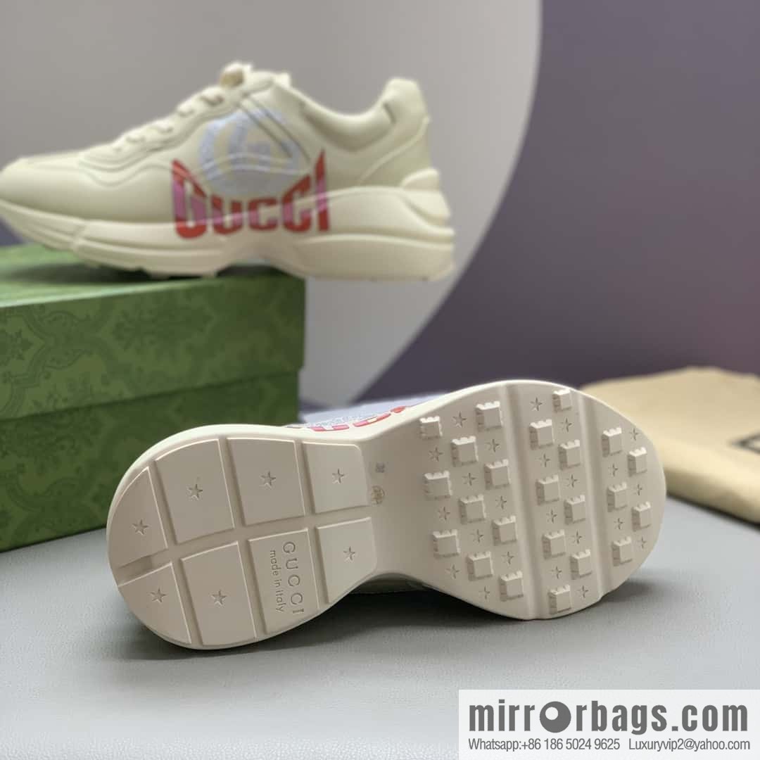 GUCCI 🔥 [G Replica Luxury Handbag High Version] Men's and Women's Retro Sneakers