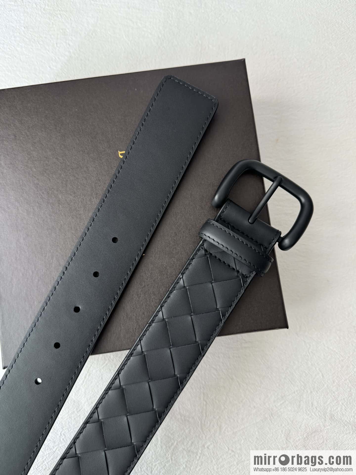 Bottega. Veneta Woven Craft Belt 3.8CM