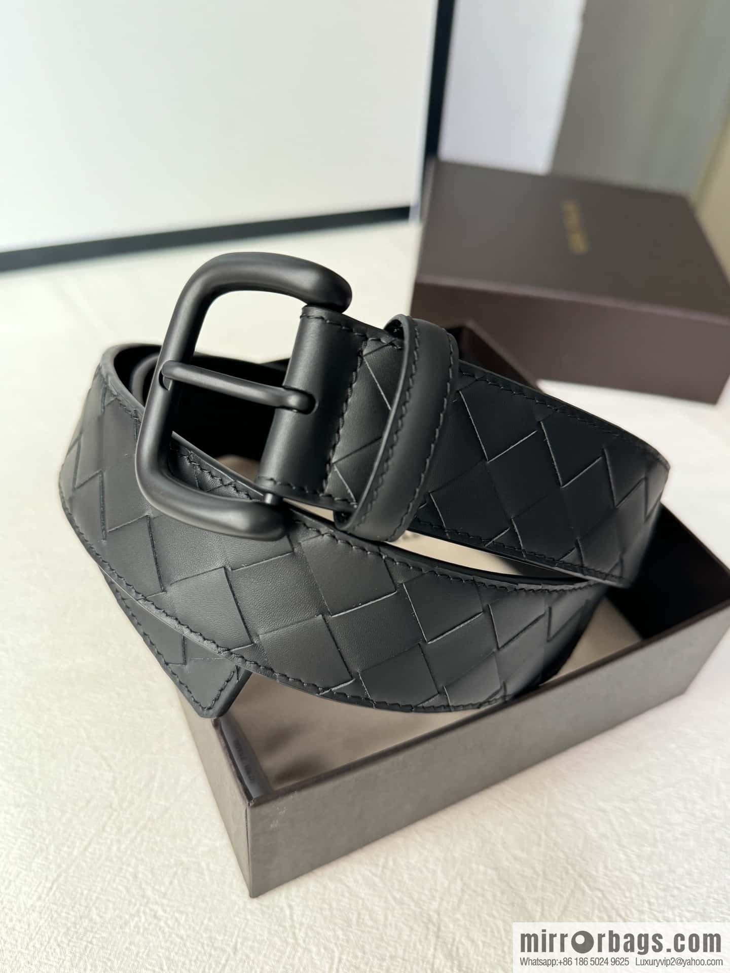 Bottega. Veneta Woven Craft Belt 3.8CM