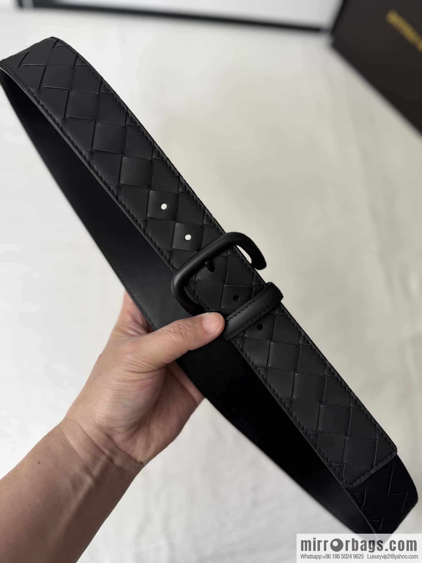 Bottega. Veneta Woven Craft Belt 3.8CM