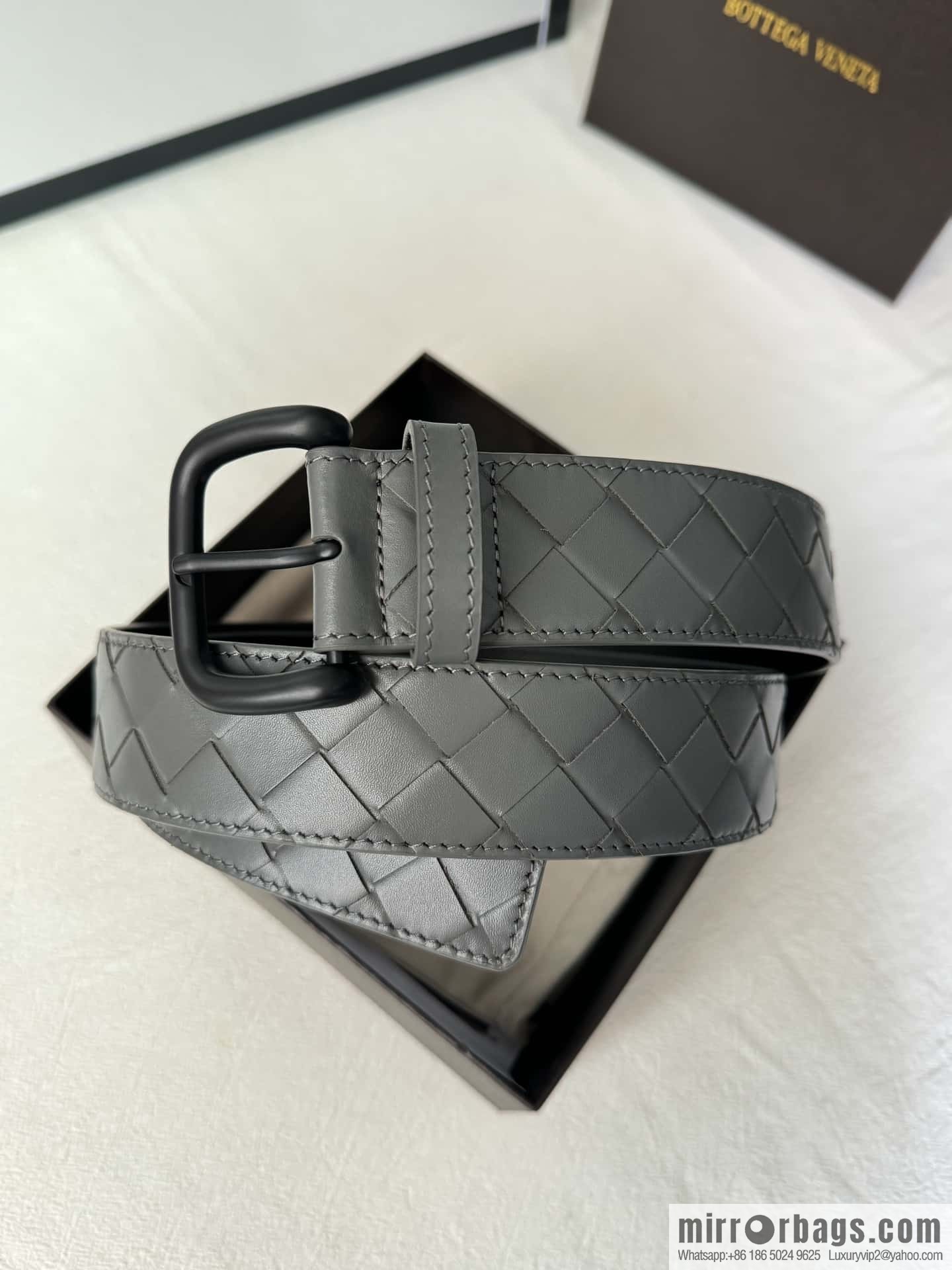 Bottega. Veneta Woven Craft Belt 3.8CM