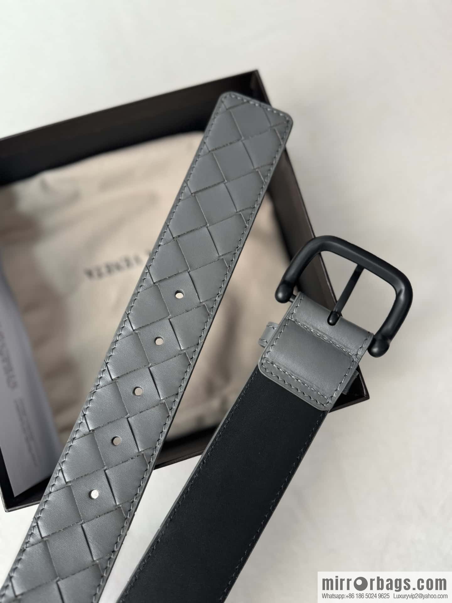 Bottega. Veneta Woven Craft Belt 3.8CM
