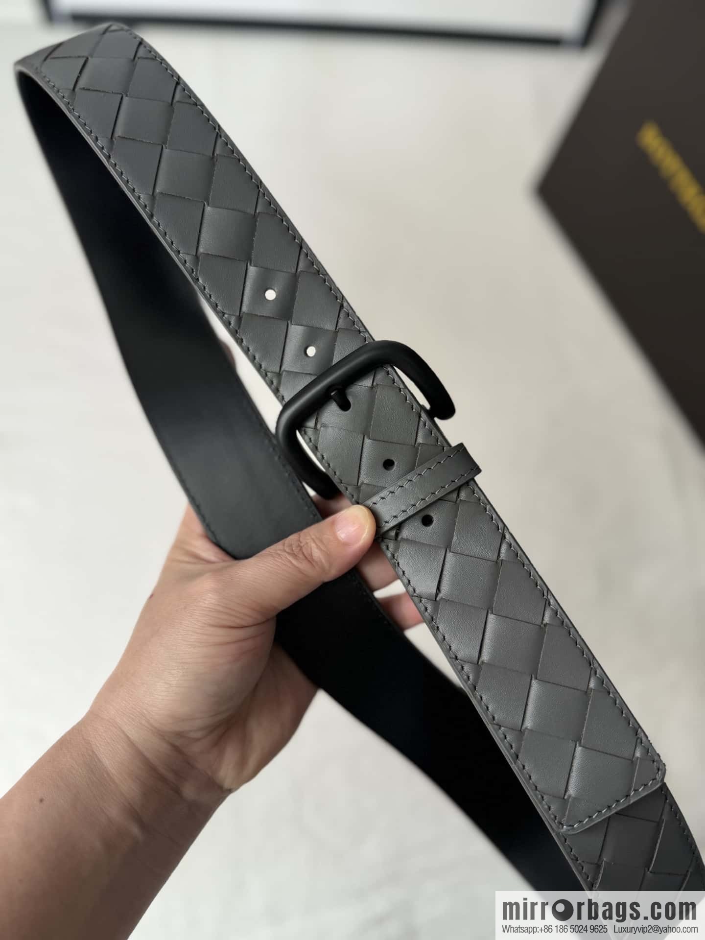 Bottega. Veneta Woven Craft Belt 3.8CM