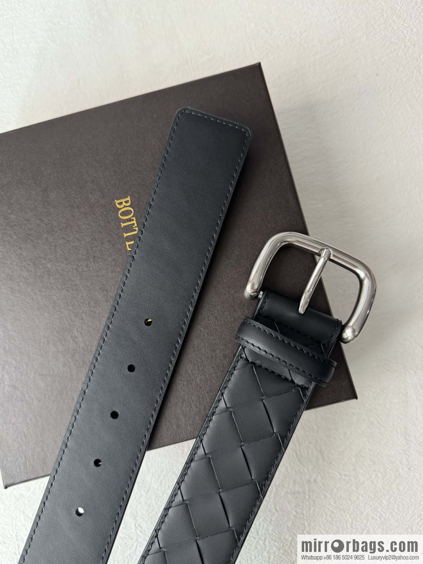 Bottega. Veneta Woven Craft Belt 3.8CM