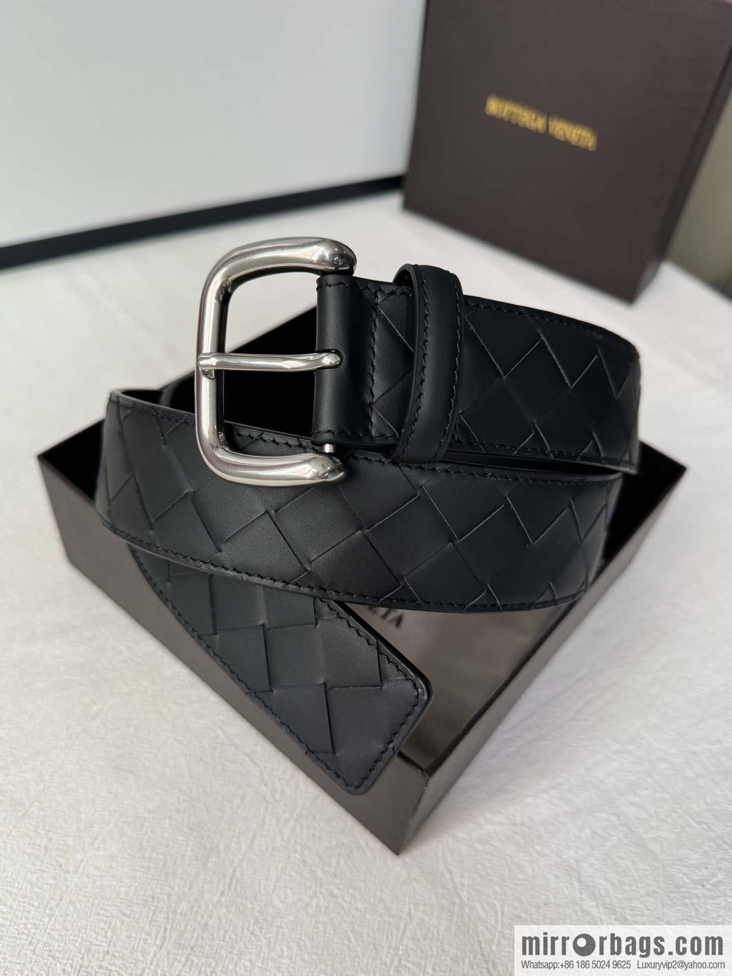 Bottega. Veneta Woven Craft Belt 3.8CM