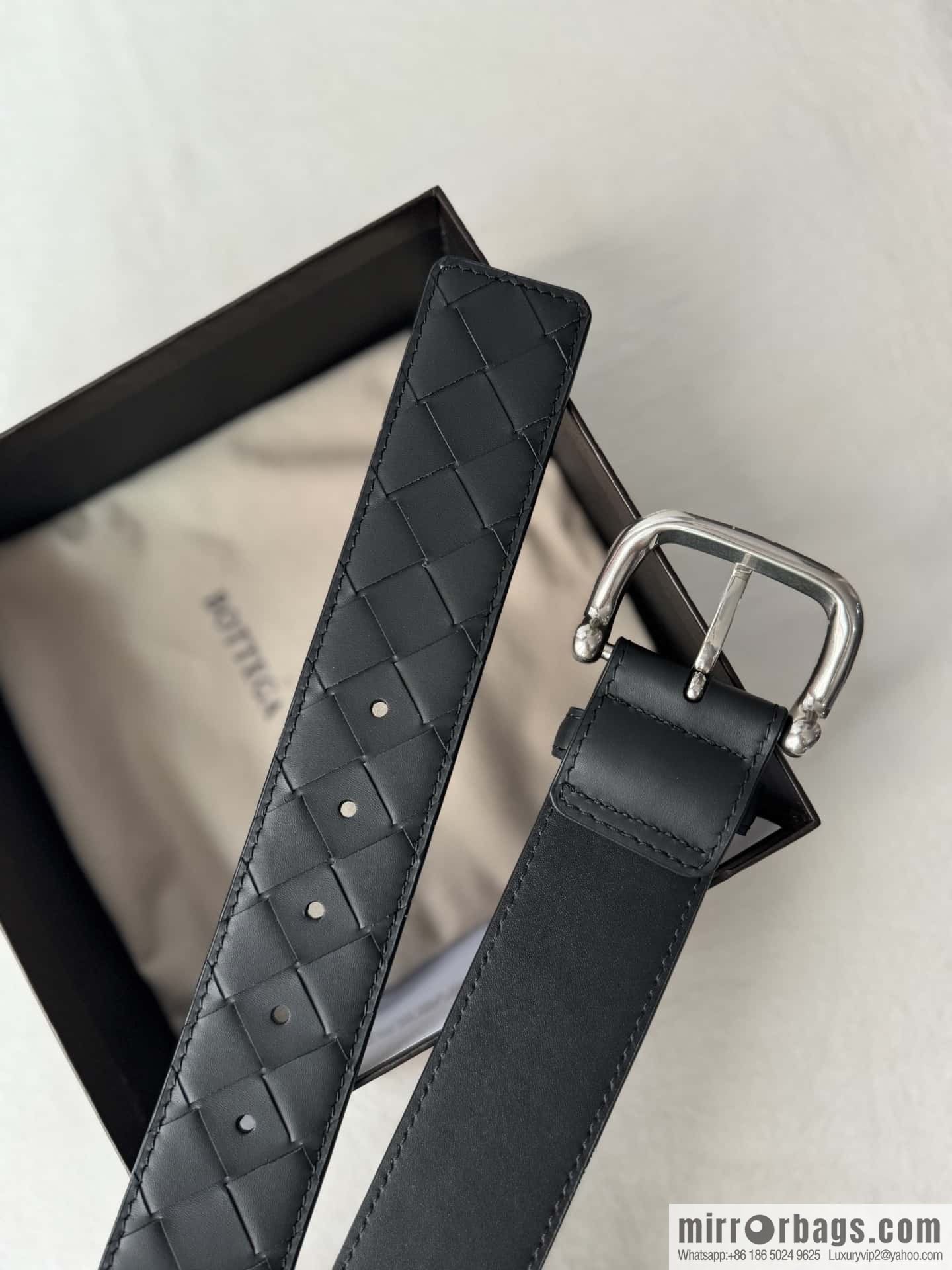 Bottega. Veneta Woven Craft Belt 3.8CM