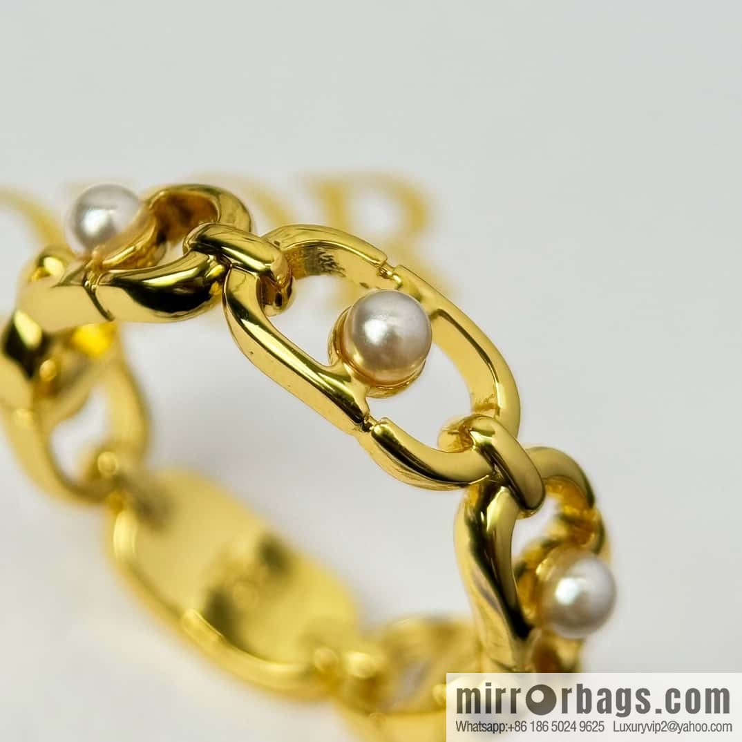 New ☑️ DIOR CD Pearl Ring