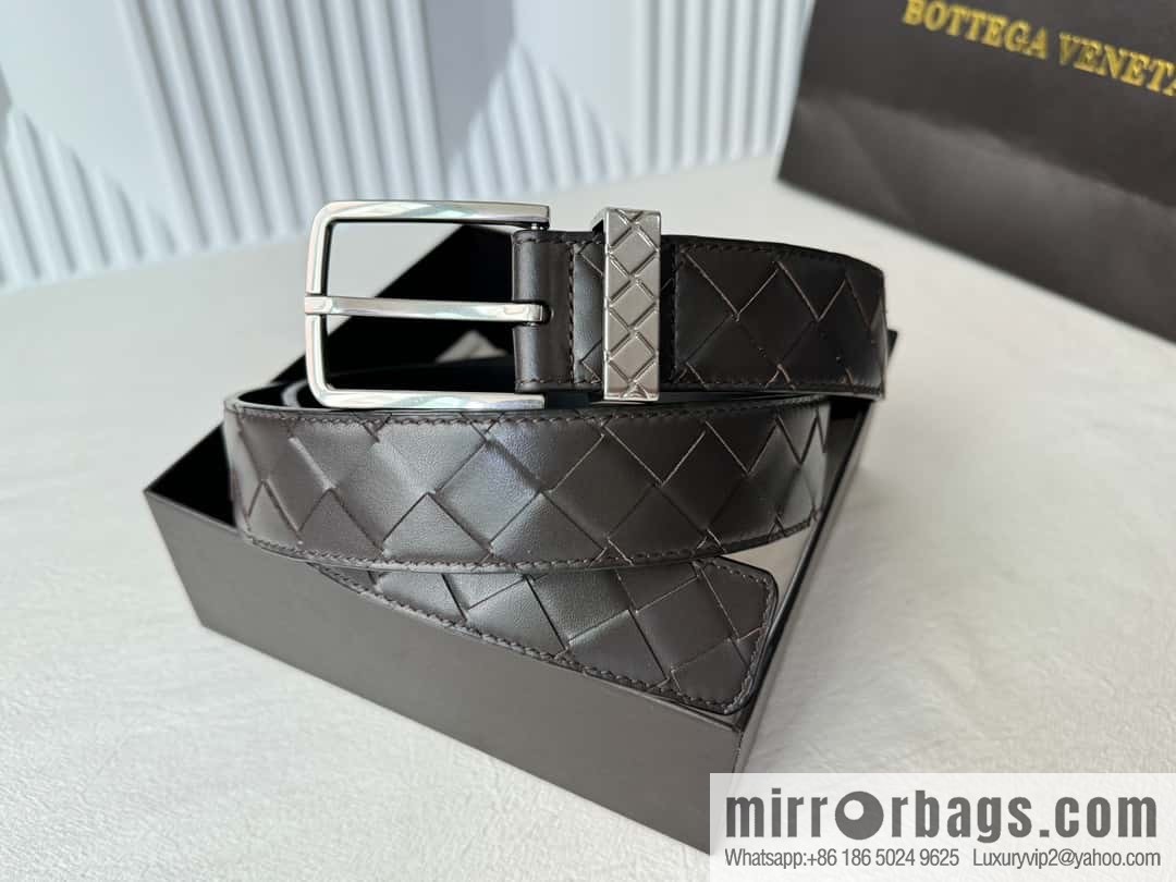 Bottega Veneta latest woven style belt 3.5CM
