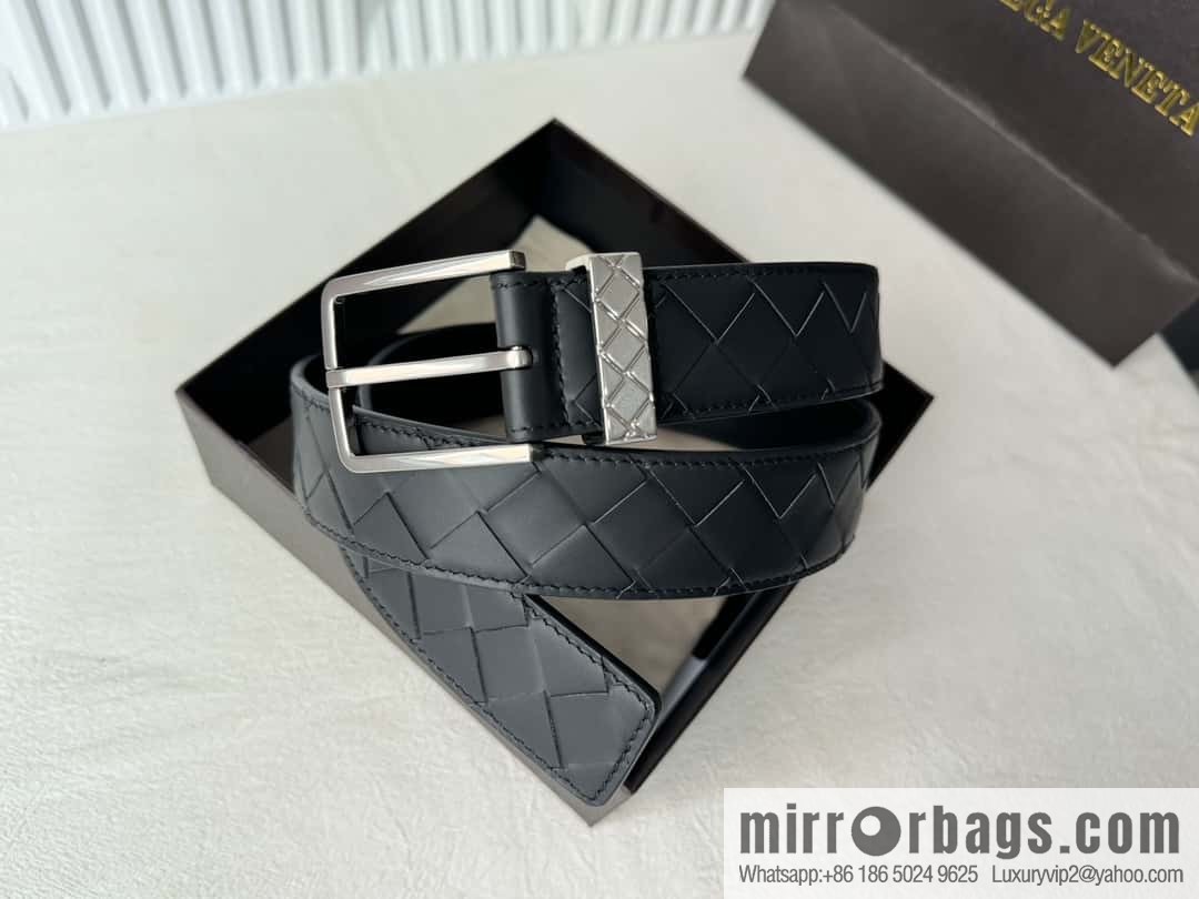 Bottega Veneta latest woven style belt 3.5CM