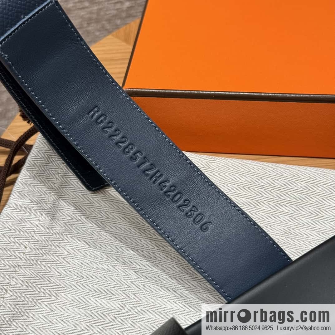 HERMES 180 CHYPRE SANDAL uncle shoes, suede/Chamois leather black/89/Black/dark blue/Dark blue