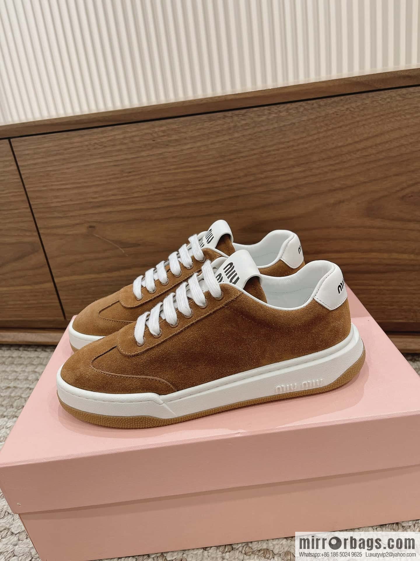 Miumiu ss24 new arrival~ miu's 2024 early spring new lace-up casual shoes, this lace-up casual shoes