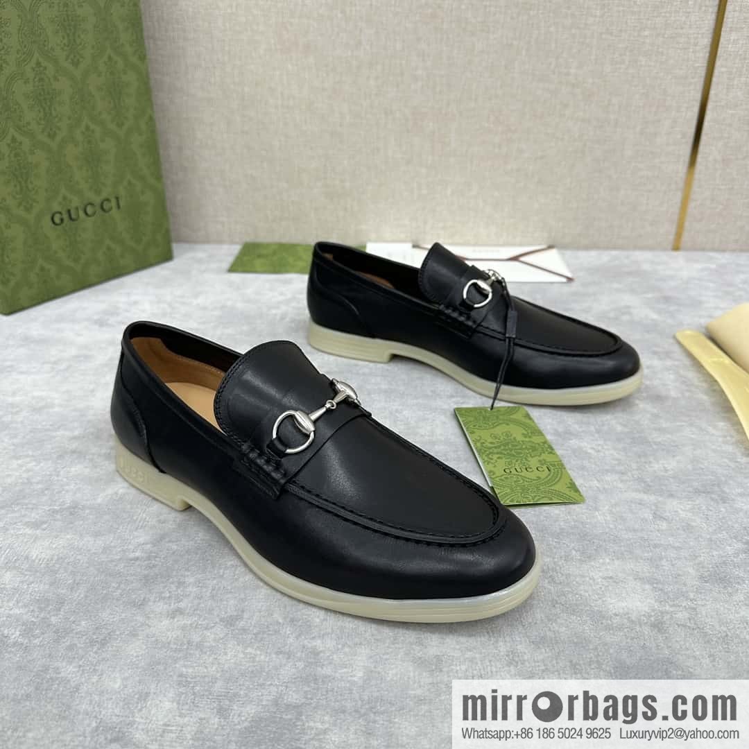 ππ G's new Gucc * Gu-Chi, horse buckle men's loafers, loafers