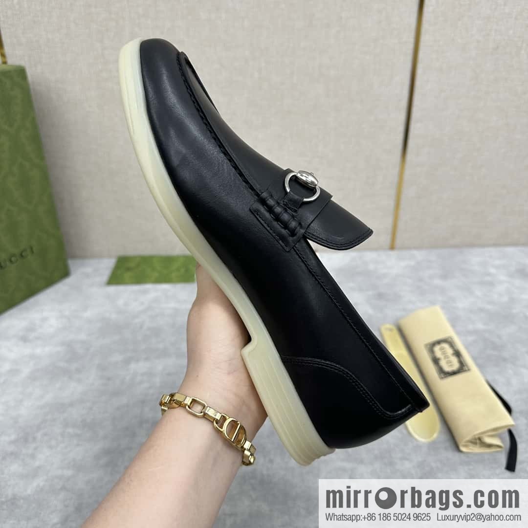 ππ G's new Gucc * Gu-Chi, horse buckle men's loafers, loafers