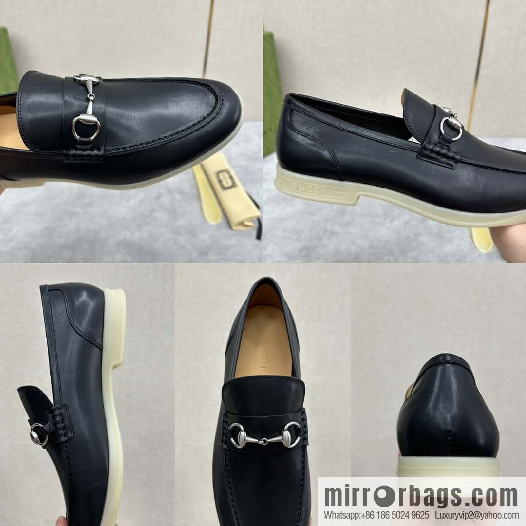 ππ G's new Gucc * Gu-Chi, horse buckle men's loafers, loafers