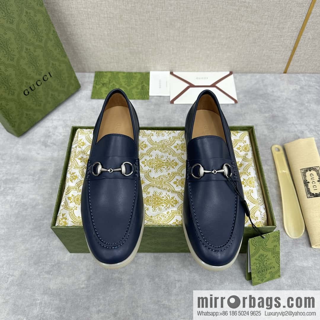 ππ G's new Gucc * Gu-Chi, horse buckle men's loafers, loafers