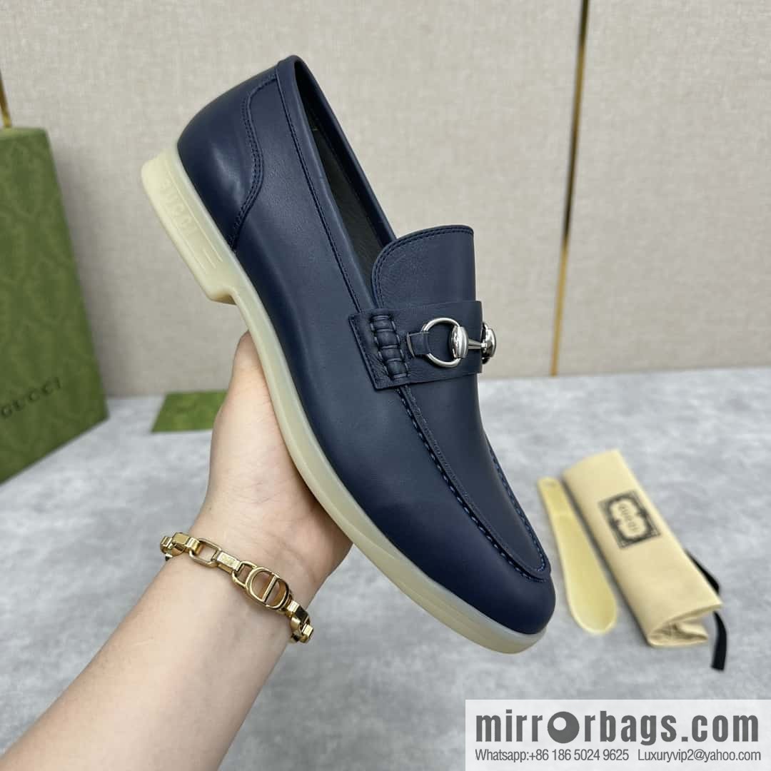 ππ G's new Gucc * Gu-Chi, horse buckle men's loafers, loafers