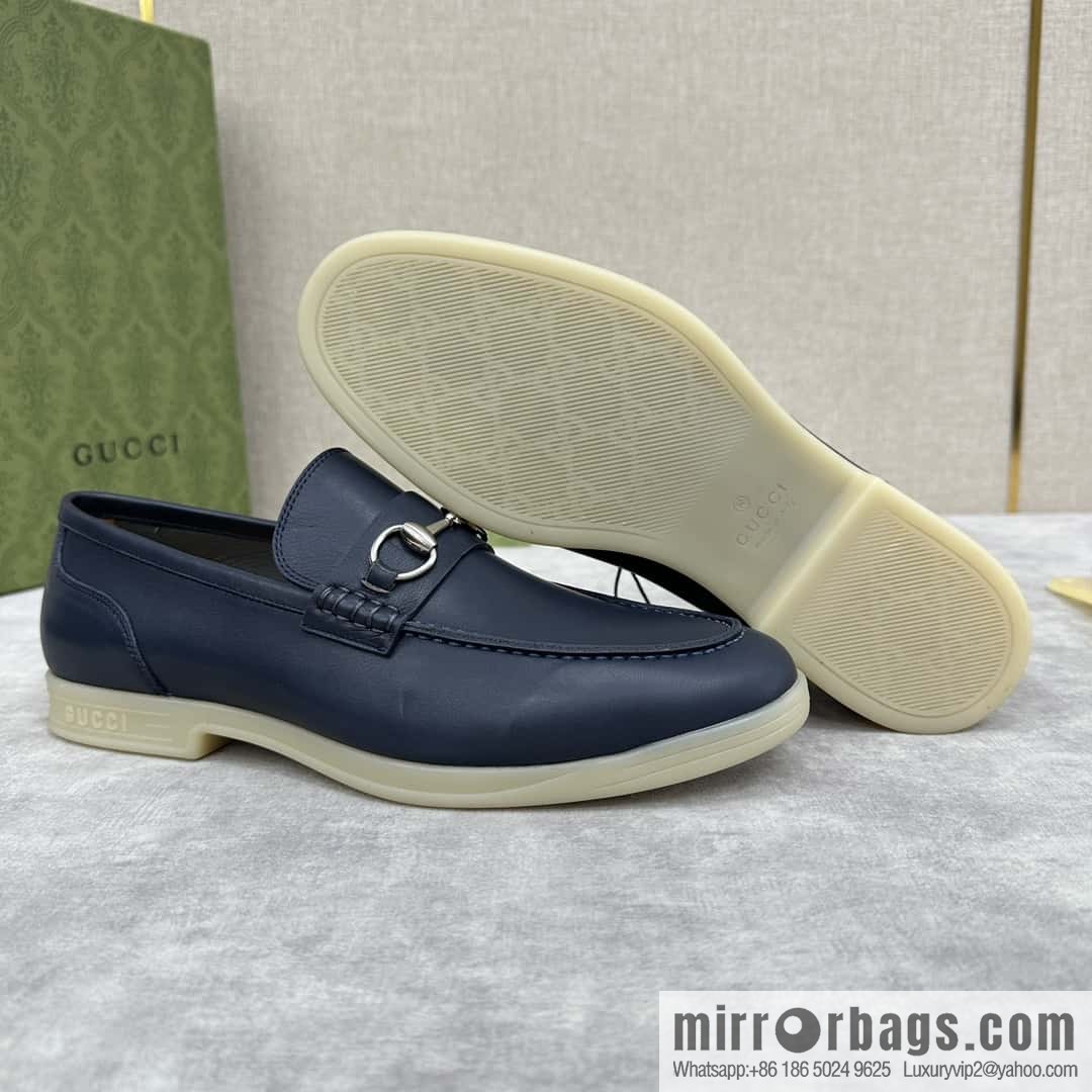ππ G's new Gucc * Gu-Chi, horse buckle men's loafers, loafers