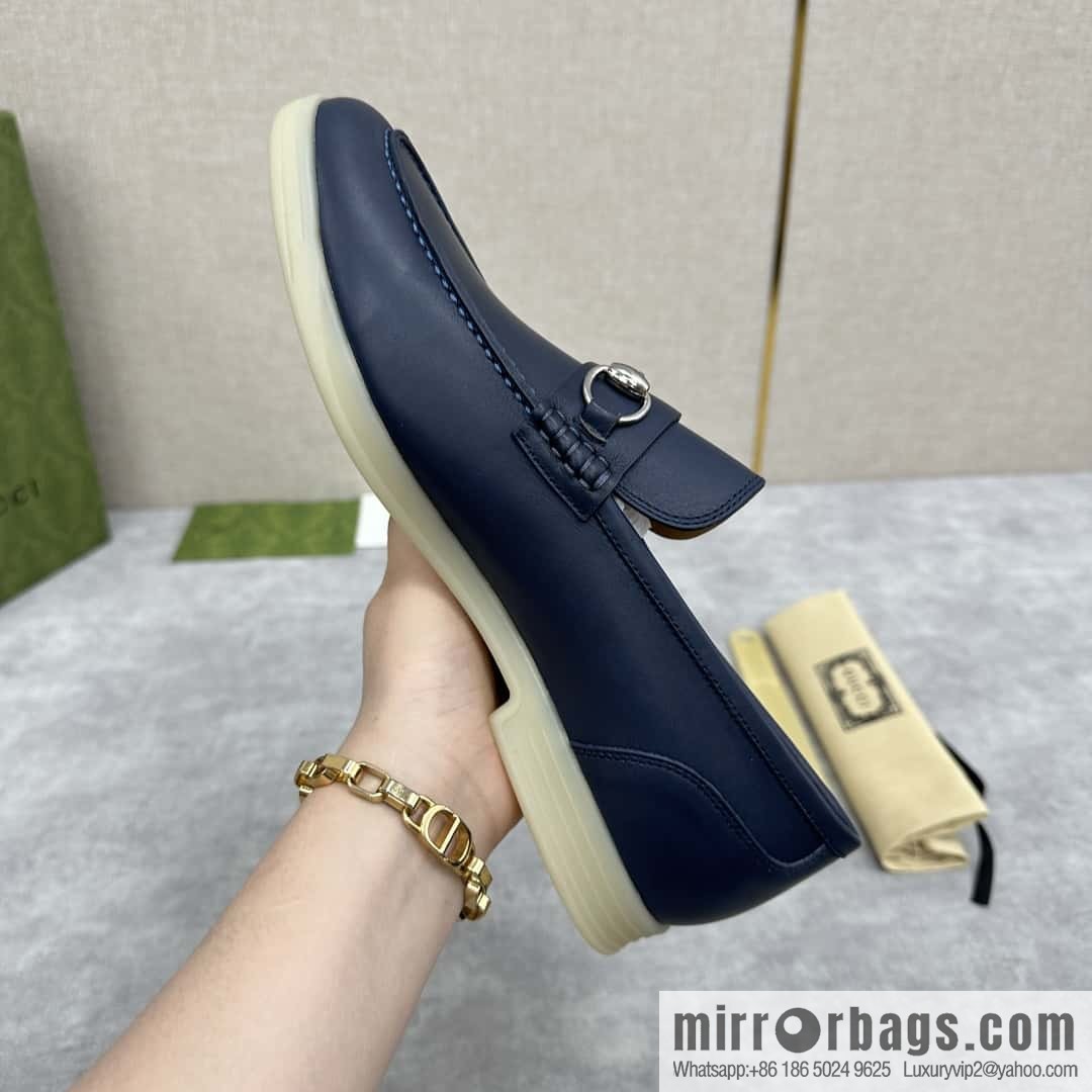ππ G's new Gucc * Gu-Chi, horse buckle men's loafers, loafers