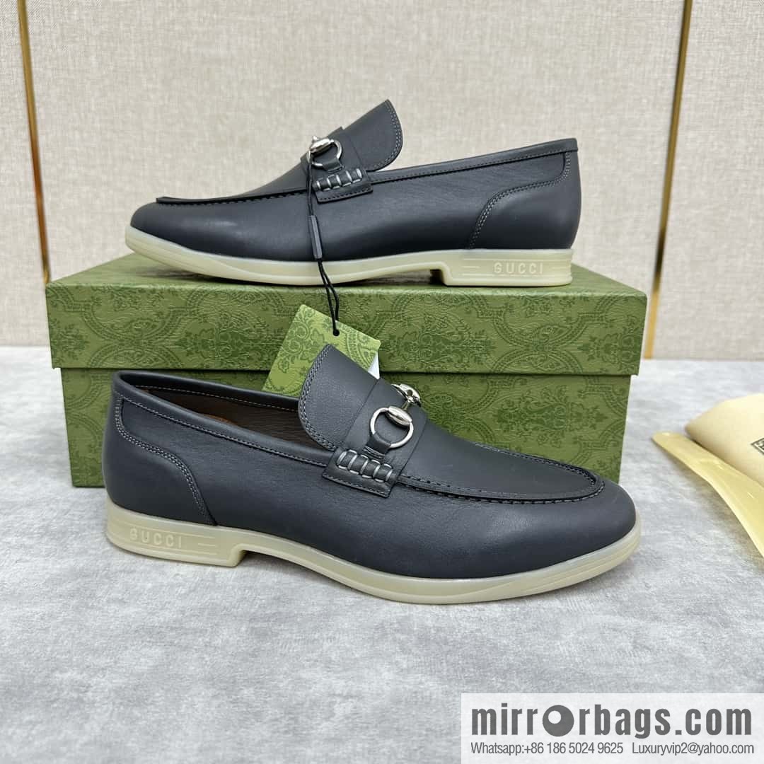 ππ G's new Gucc * Gu-Chi, horse buckle men's loafers, loafers