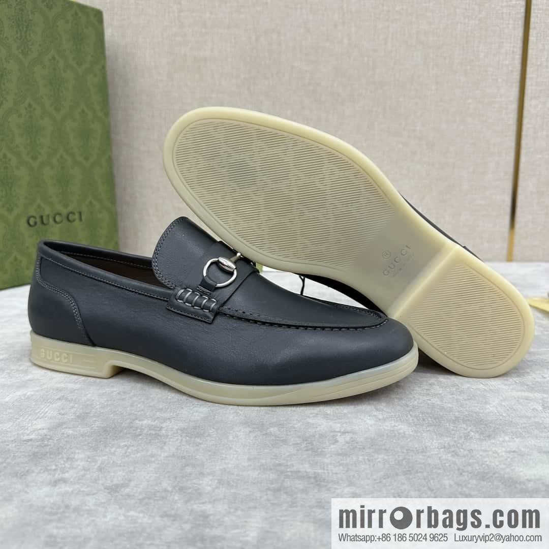 ππ G's new Gucc * Gu-Chi, horse buckle men's loafers, loafers