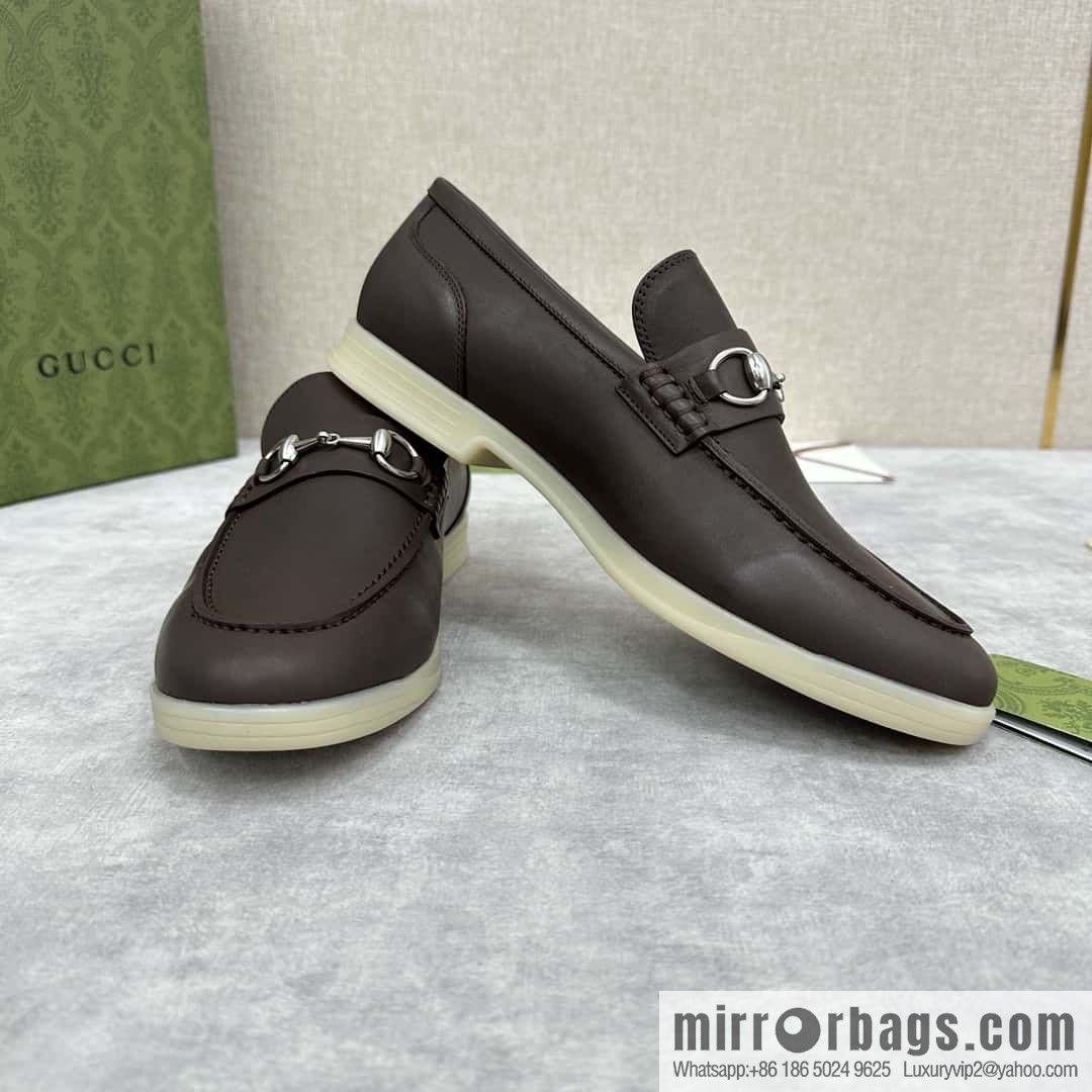 ππ G's new Gucc * Gu-Chi, horse buckle men's loafers, loafers