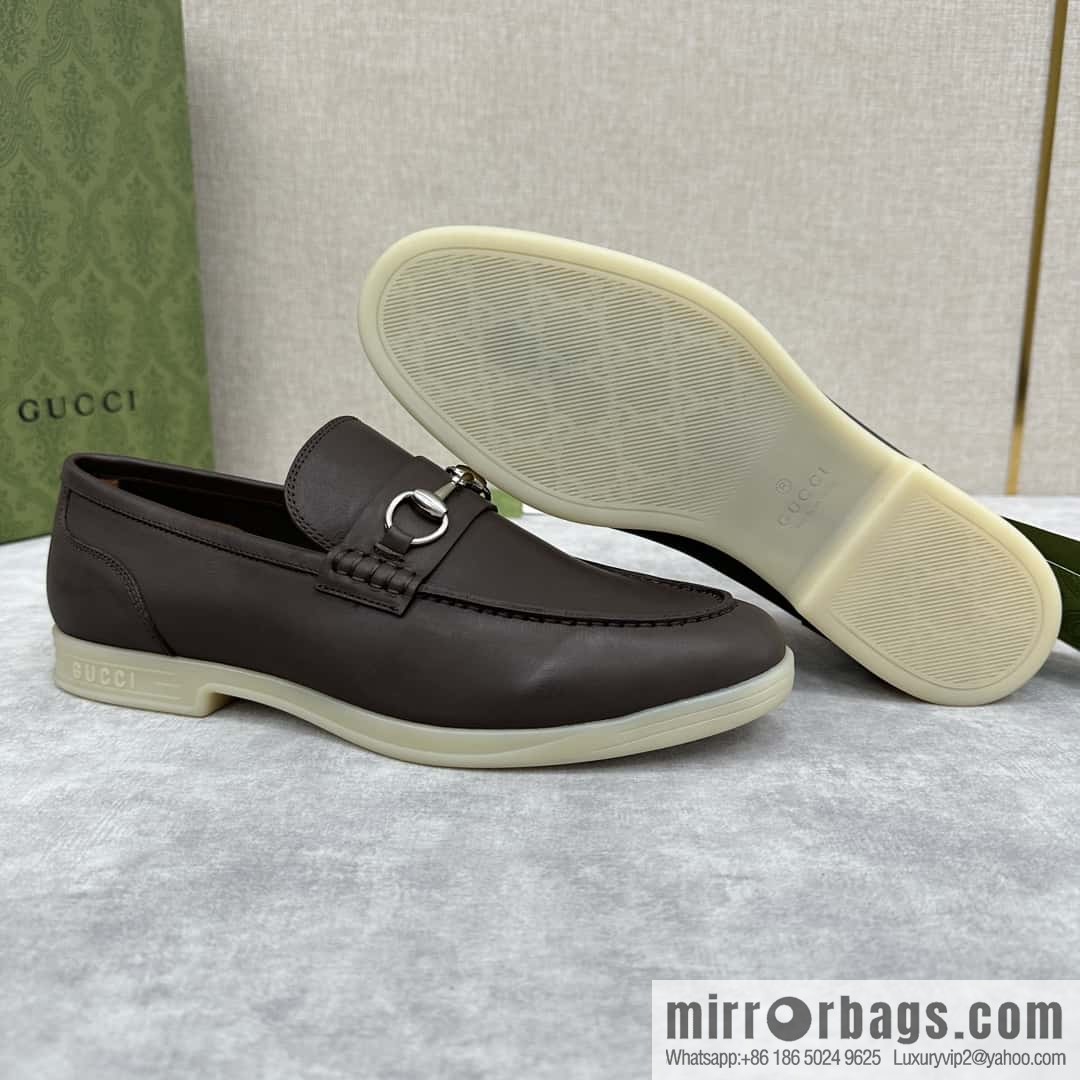 ππ G's new Gucc * Gu-Chi, horse buckle men's loafers, loafers