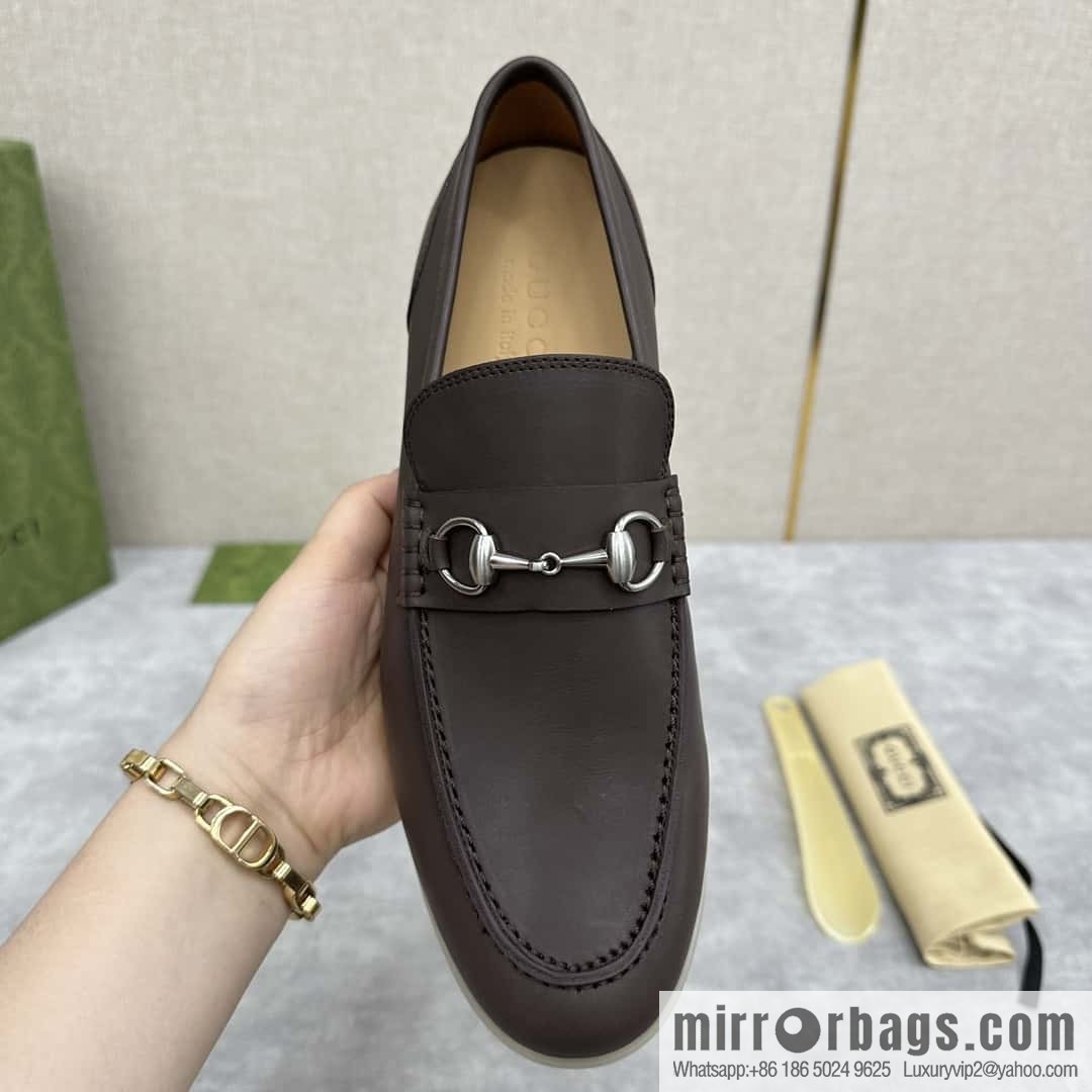 ππ G's new Gucc * Gu-Chi, horse buckle men's loafers, loafers