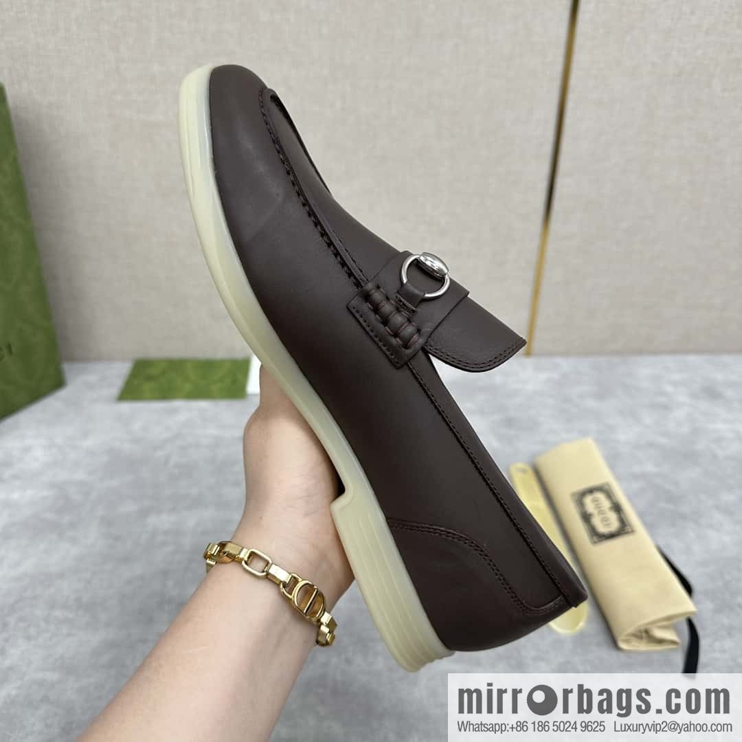ππ G's new Gucc * Gu-Chi, horse buckle men's loafers, loafers