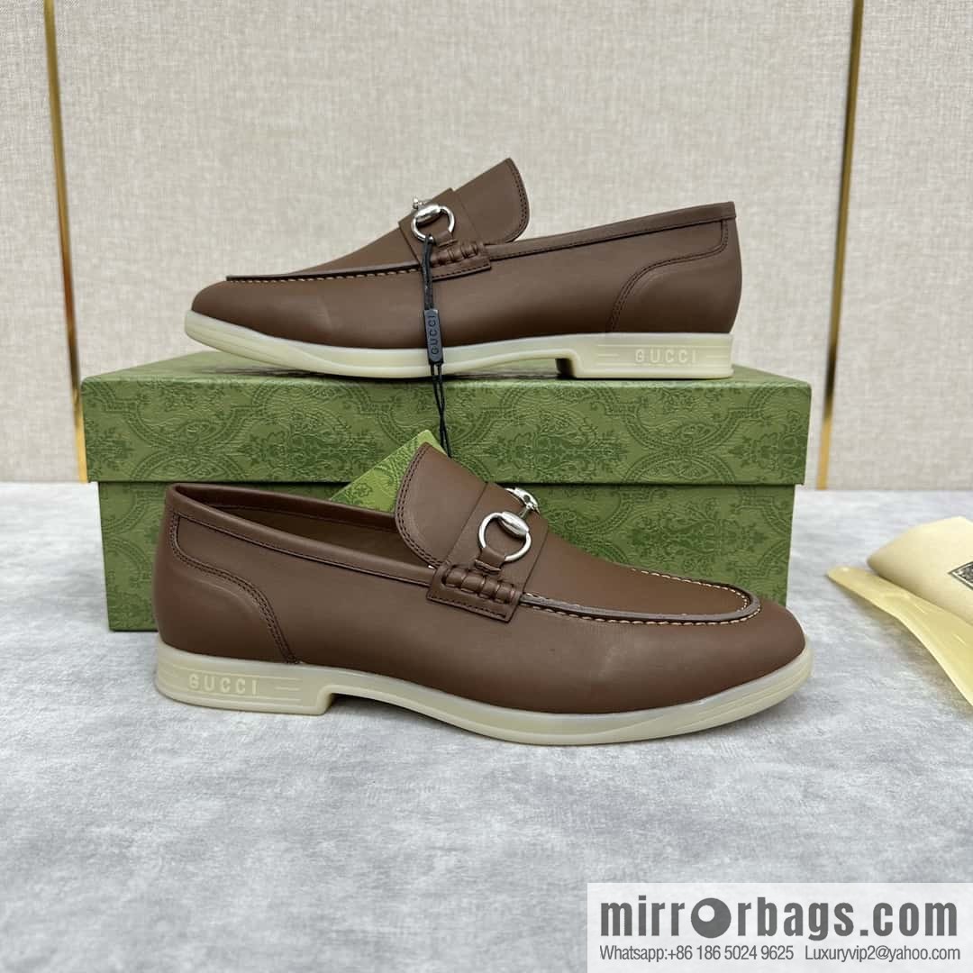 ππ G's new Gucc * Gu-Chi, horse buckle men's loafers, loafers